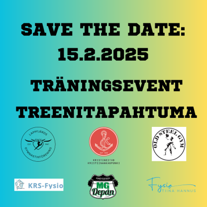 Träningsevent 15.2.2025, välj tre aktiviteter